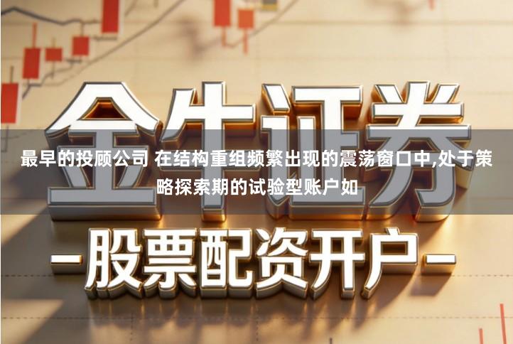 最早的投顾公司 在结构重组频繁出现的震荡窗口中,处于策略探索期的试验型账户如