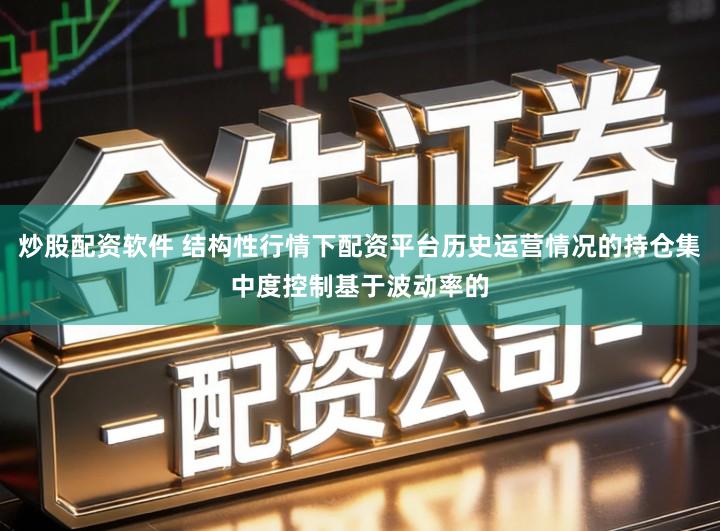 炒股配资软件 结构性行情下配资平台历史运营情况的持仓集中度控制基于波动率的